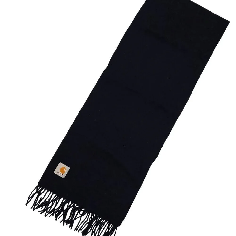 Carhartt Classic Vintage Black Wool Men's Scarf